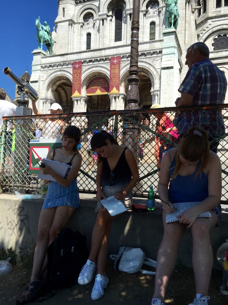 Michael's Drawing and Painting class at Sacre Coeur