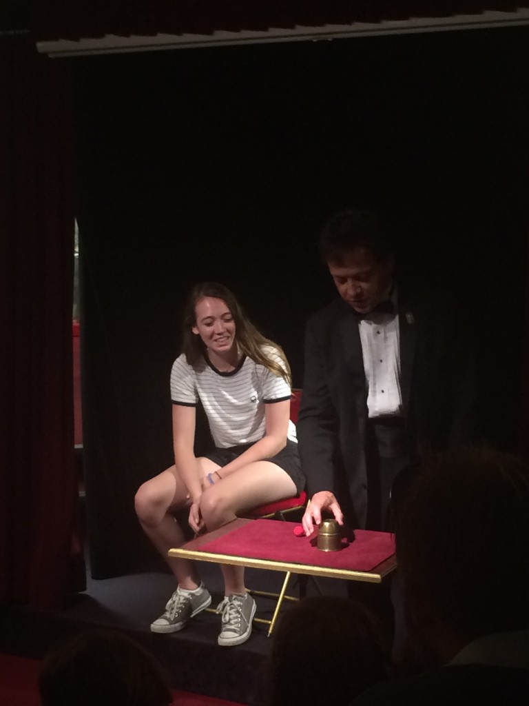 Tori at the Magic Museum, in the evening show!