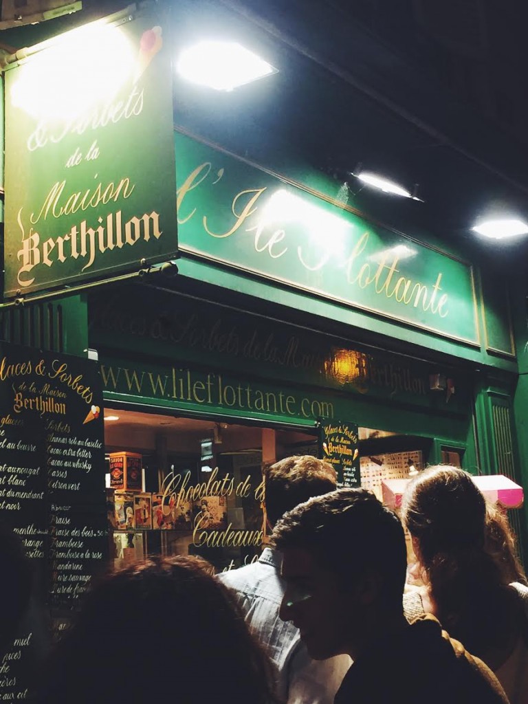 The best gelato in Paris! Taken by Storey.